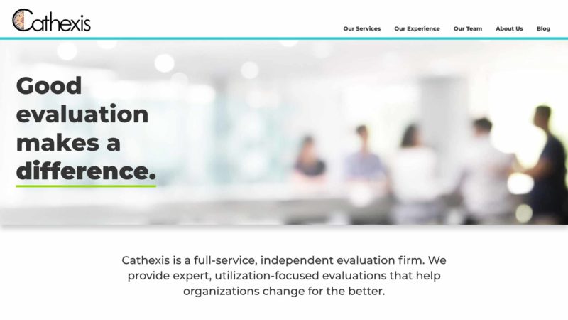 Cathexis website screen capture