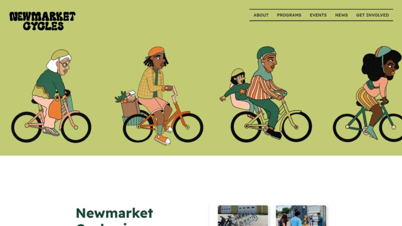 New Market Cycles website screen capture